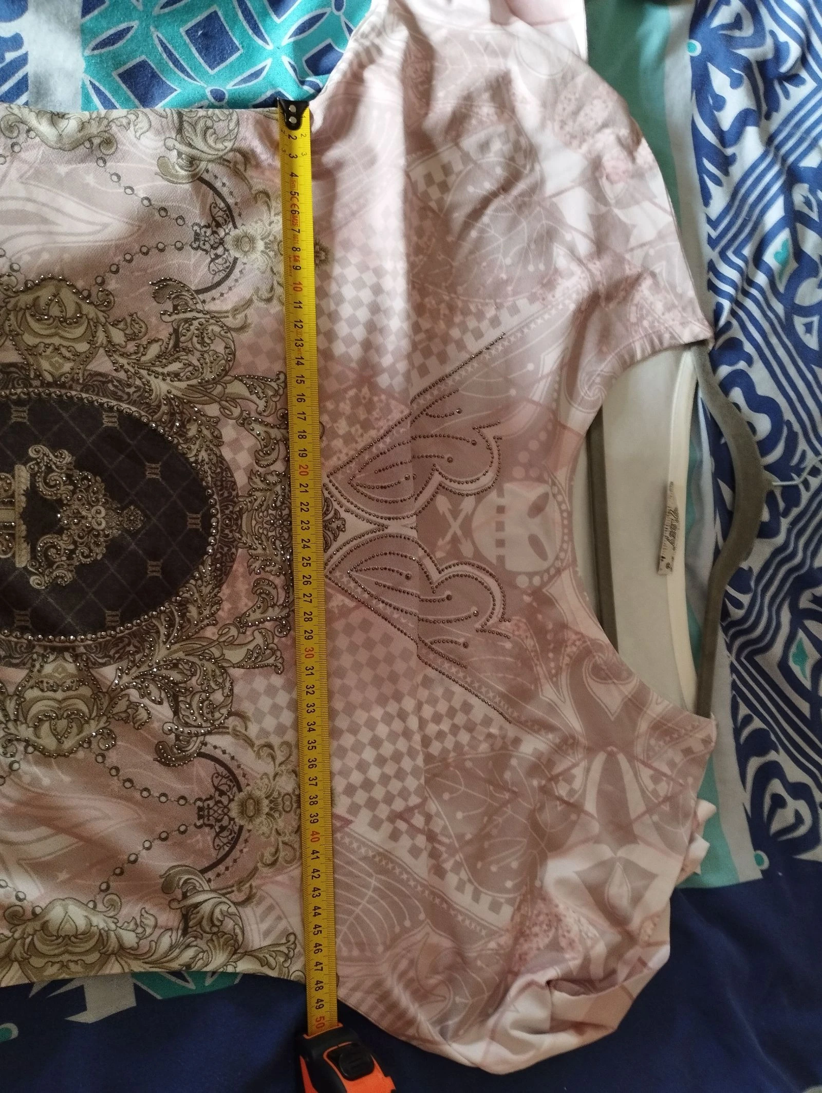 Vestido com estampa barroca missy tamanho m – photo 7